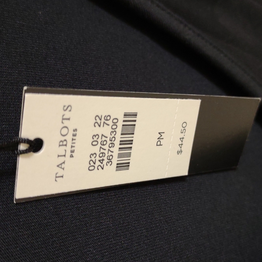 Talbots  black top - Picture 3 of 3